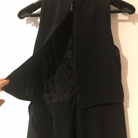 Tibi black cocktail dress with lace - Picture 3 of 3